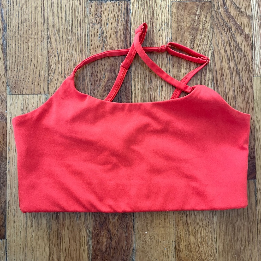 Girlfriend Collective Bold Red Activewear Top